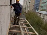 Козырьки, отливы, гидроизоляция, альпинисты, фотография 5