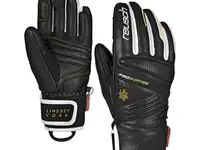 Перчатки reusch lindsey black/white/gold, фотография 11
