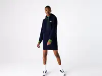 Женское платье lacoste sport с капюшоном