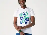 Мужская футболка lacoste slim fit