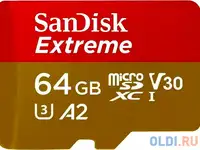 Флеш карта microsd 64gb sandisk microsdxc class 10 uhs-i a1 c10