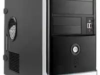 Корпус microatx inwin emr002bg 450 вт чёрный серый 6121447