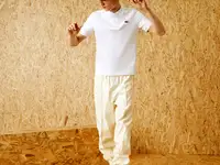 Мужское поло lacoste fashion show