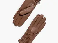 Перчатки светло-коричневого цвета