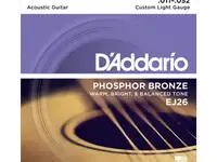 Струны для акустических гитар d'addario ej26