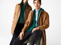 Прямая куртка lacoste unisex из смесовой шерсти