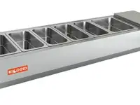 Настольная холодильная витрина HICOLD VRTO 1485 на заказ используется на предприятиях общественного питания и торговли