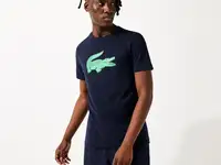Мужская футболка lacoste  с принтом