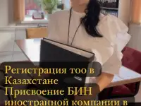 Регистрация ТОО в Казахстане. Присвоение Бин. Отчетность. Услуги бухгалтера