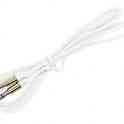 Акустический кабель cablexpert cca-3.5mm-1w, jack 3.5mm to jack 3.5mm, 1м. белый