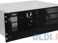 Серверный корпус 4u procase rm438-b-0 без бп чёрный серый