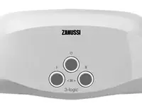Водонагреватель проточный zanussi 3-logic 5,5 ts душ+кран 5.5 квт