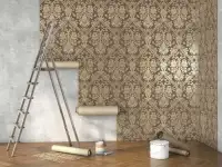 Обои ,галтели,побелка,шпатлевка, фотография 7