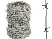 Колючая однорядная проволока Диаметр: 2; 2,8; 1,6... мм, Покрытие: оцинкованная; без покрытия, ГОСТ: 285-69
