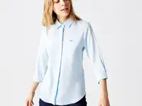 Женская рубашка lacoste regular fit
