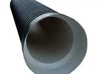 Труба гофрированная спиральновитая Размер: 1000х2 мм; 1100х2,5 мм; 1200х3 мм