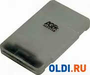 Внешний корпус для hdd/ssd agestar 3ubcp1-6g sata пластик белый 2.5"