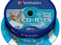 Диски cd-r 80min 700mb verbatim  52x  25 шт 