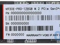 Ssd накопитель netac n930e pro 128 gb pci-e 3.0 x4