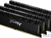 Оперативная память для компьютера kingston fury renegade black dimm 32gb ddr4 3600 mhz