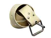 Ремень латексный светлый scorpena e с марсельской пряжкой