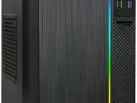 Корпус microatx exegate mevo-9302-rgb-500w-12 500 вт чёрный