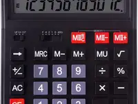 Калькулятор настольный офисмаг ofm-444 12-разрядный черный 250459