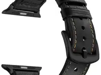 Ремешок lyambda antares для apple watch чёрный lwa-10-40-bk