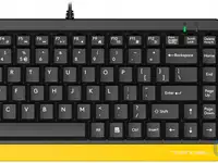 Клавиатура + мышь a4tech fstyler f1110 клав:черный/желтый мышь:черный/желтый usb multimedia (f1110