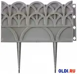 Бордюр "прованс", 14 х 310 см, белый, россия// palisad