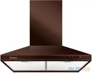 Вытяжка каминная gefest во 10 к47 коричневый