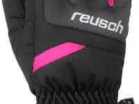 Перчатки reusch 21-22 bennet r-tex xt junior black/black melange/pink glo, фотография 11