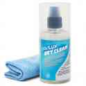 Чистящий набор для ухода за экранами delux set clean. гель 200мл + микрофибра