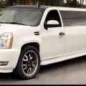 Прокат на свадьбу белый лимузин CADILLAC ESCALADE AMERICA