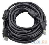 Кабель hdmi 10м ningbo hdmi-v1.4-10-ny-br круглый черный