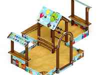 Песочный дворик большой ио 6.01.03-03 (коты)