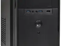 Корпус microatx exegate ba-309u2 без бп чёрный