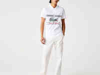 Мужское поло lacoste classic fit из органического хлопка