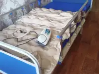Кровать для лежачих,с подъёмным механизмом , антипролежневый матрас,кресло каталка с ёмкостью., фотография 3