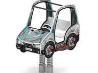 Качалка на пружине машинка (средняя) ио 23.03.01-04