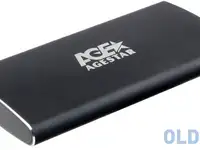 Agestar 3ubms2 (black) usb 3.0 внешний корпус msata, алюминий, черный