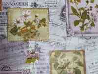 Сиреневая скатерть клеенка в стиле винтаж поле бабочки, качество, фотография 3