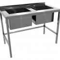 Мойка 2х секционная