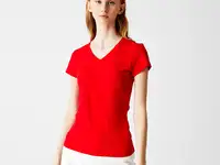 Женская футболка lacoste slim fit