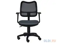 Кресло buro ch-797axsn/26-25 подлокотники t-образные спинка сетка черный сиденье серый 26-25