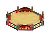 Песочница восьмигранная карнавал (шапито) - ио 5.01.04-20