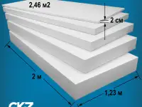 Пенопласт от завода-производителя САМОЗАТУХАЮЩИЙ и НЕГОРЮЧИЙ с АНТИПИРЕНОМ