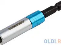 Адаптер для бит с двойным держателем и магнитом, 65мм, 1/4"// gross