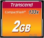 Карта памяти compact flash card 2gb transcend 133x ts2gcf133