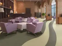 Коммерческий гетерогенный профессиональный линолеум LG. Коммерческое напольное покрытие КМ2, фотография 12